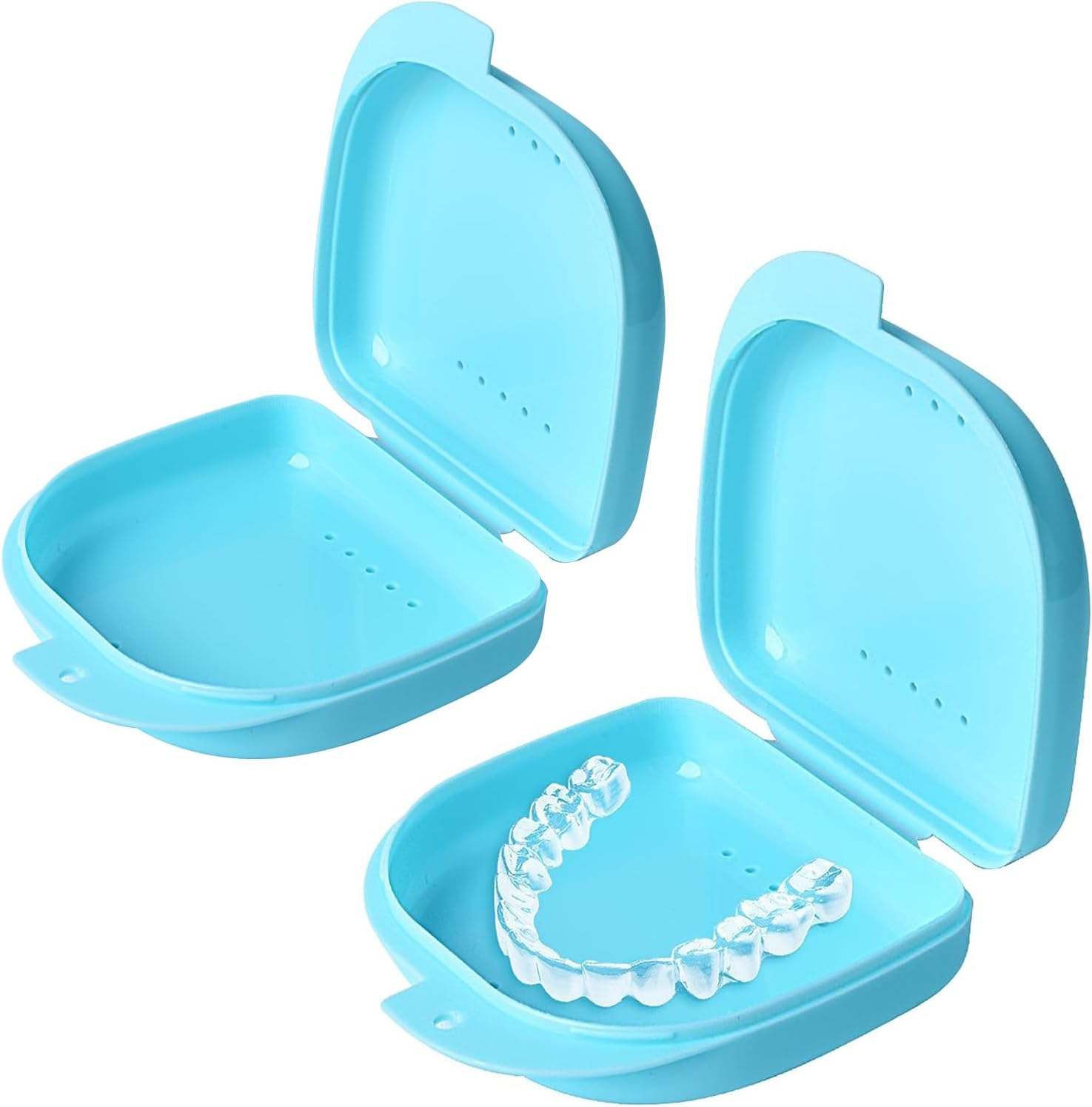 Y-Kelin Retainer Box Retainer Container (Light Blue+Light Blue) image number 1