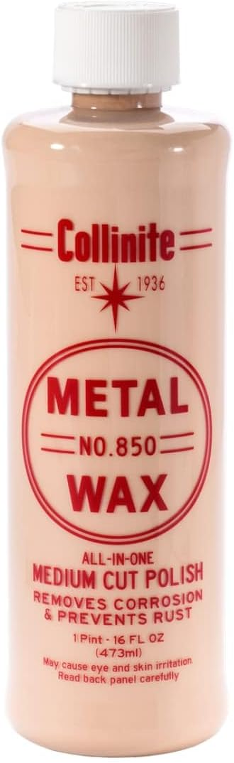 Collinite 850 Metal Wax & Polish Removes Rust & Prevents Oxidation in One Step - Heavy Duty Formula Easily Restores and Protects - for Aluminum, Chrome & Stainless Steel (16 Fl Oz) image number 6