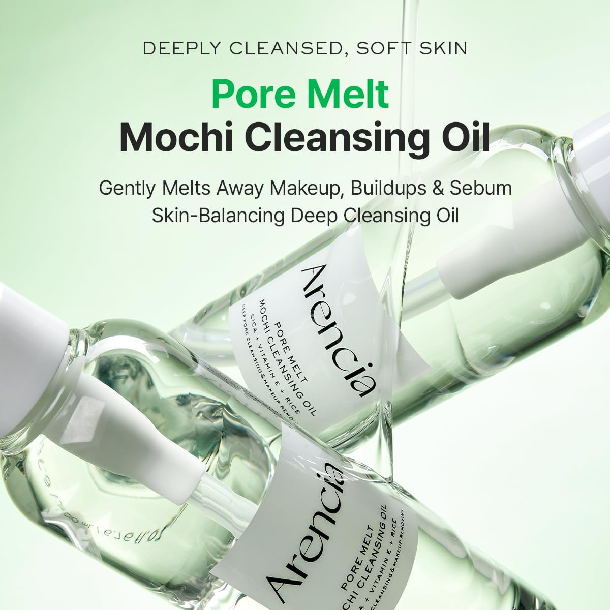 ARENCIA Pore Melt Mochi Makeup-Removing Cleansing Oil image number 3