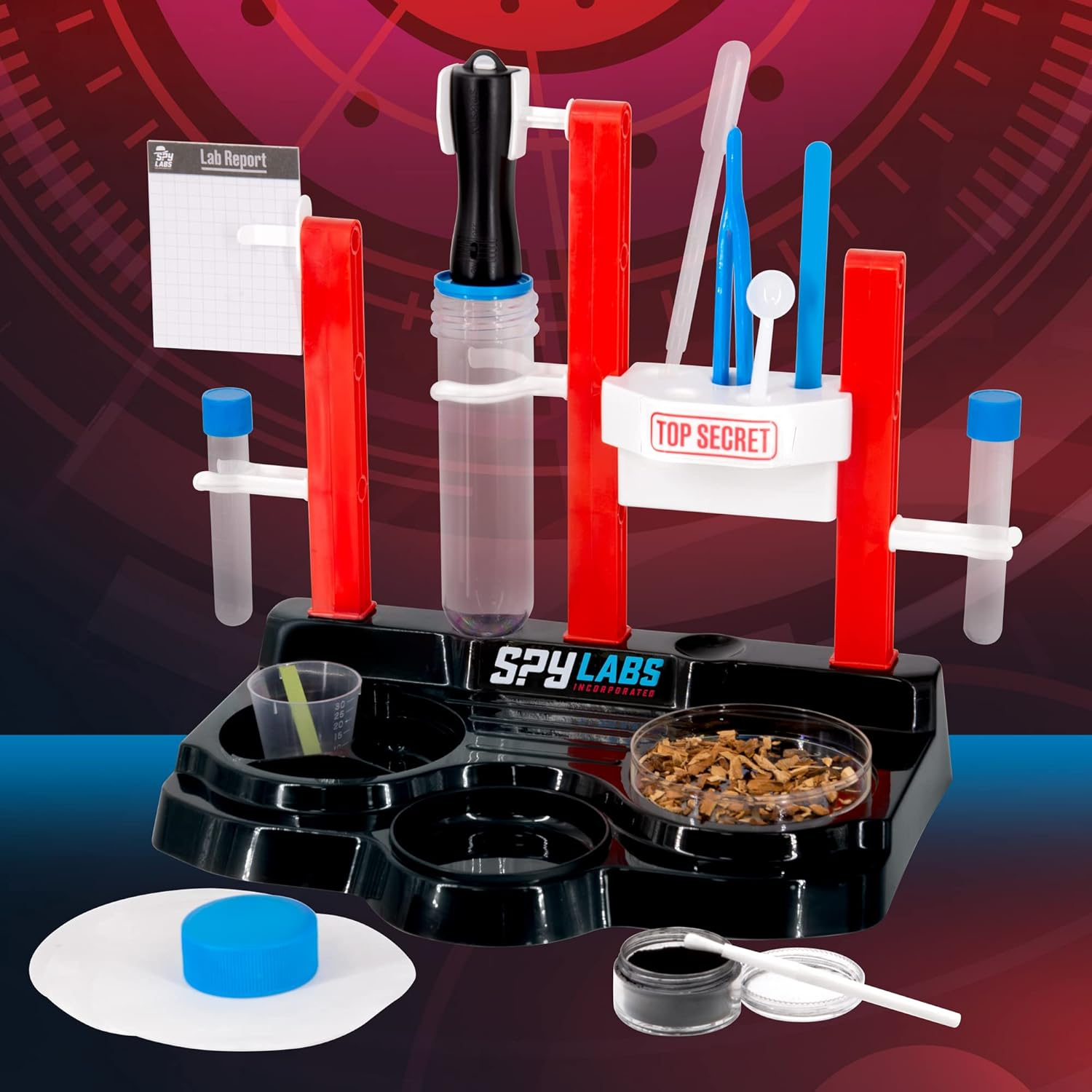 Thames & Kosmos Spy Labs Inc: Forensic Investigation Kit Includes Large Lab Setup to Collect & Analyze Evidence & Clues | Explore the Science of Detective Work | for Young Investigators image number 1