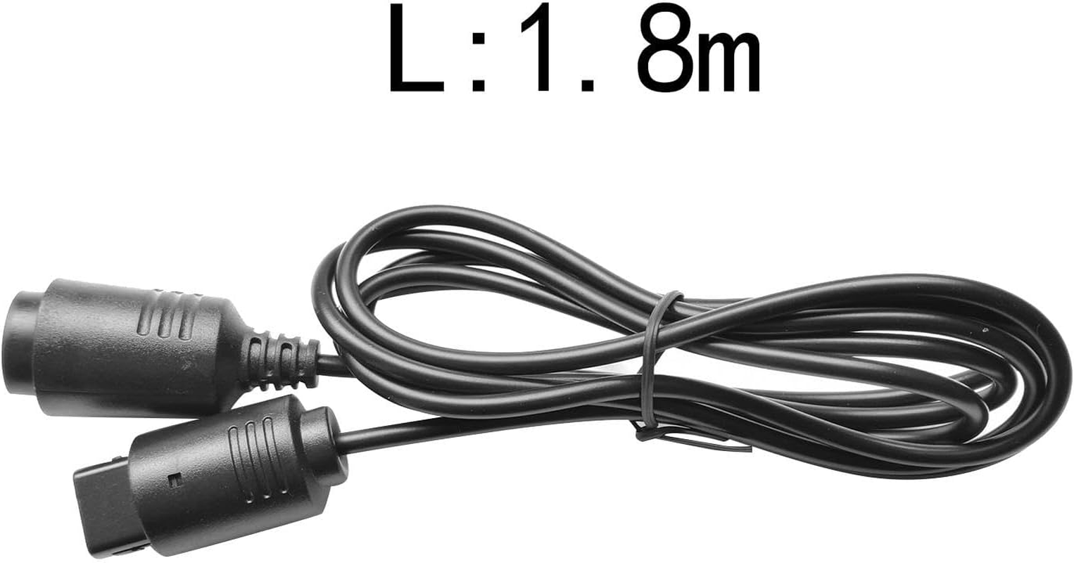 Magideal N64 Extension Cable N64 Extension Cord for N64 Extended 6 Feet for N64 Controller Gamepad N64 Controller Extension Cable Cord