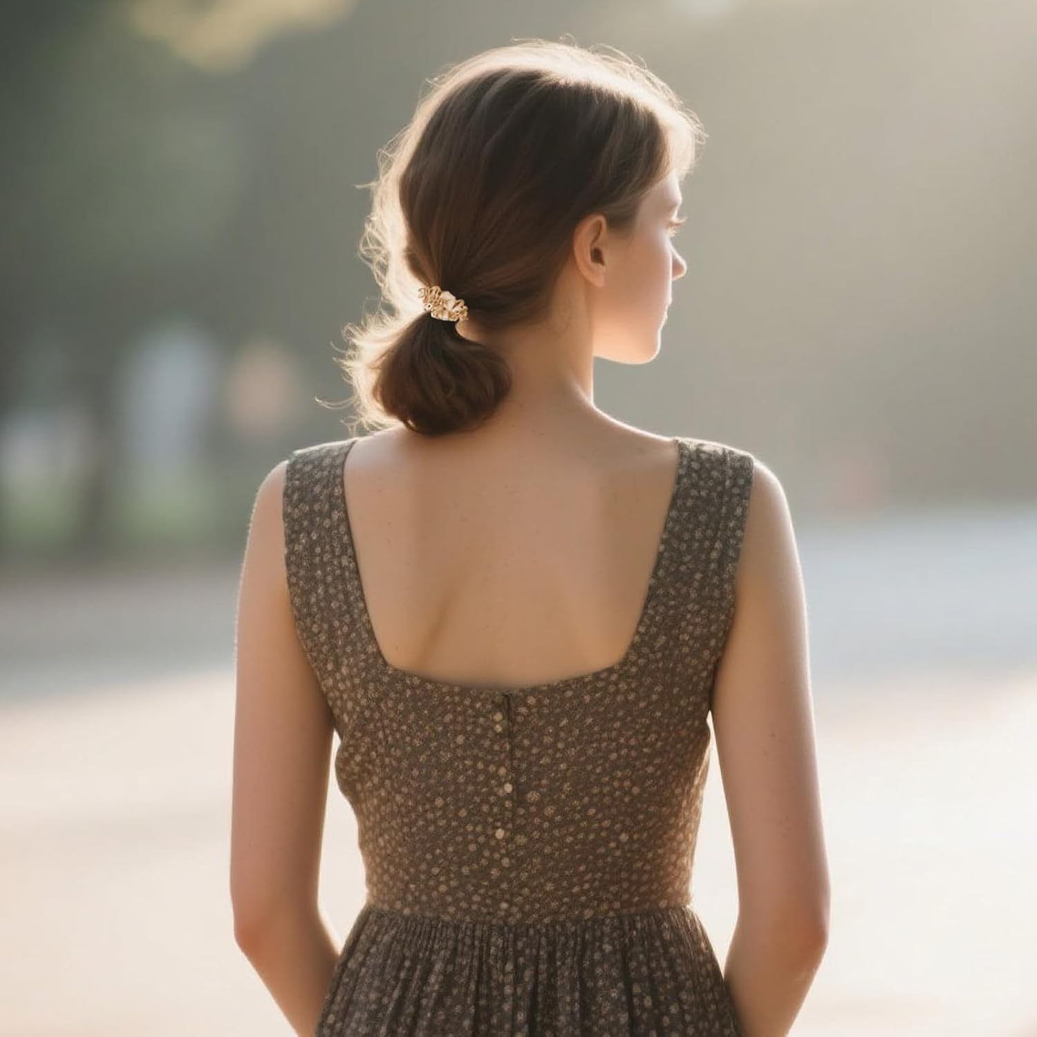 12 Pcs Small Silk Satin Hair Ties Silk Hair Scrunchies Elastic Small Ponytail Holders for Women Hair Accessories image number 3