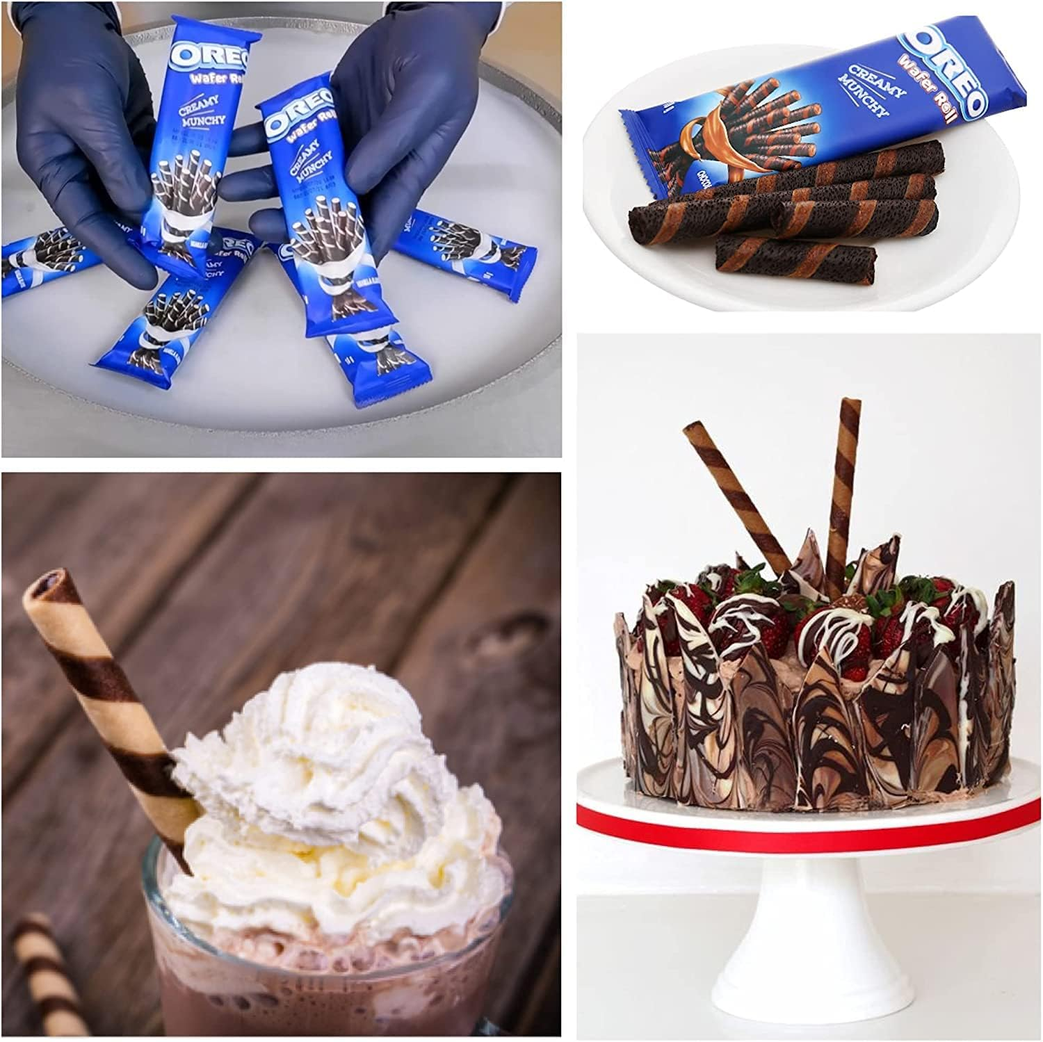 Oreos Oreo Wafer Roll Variety Pack (Set of 2) | Chocoloate (54G) - Vanilla (54G) image number 3