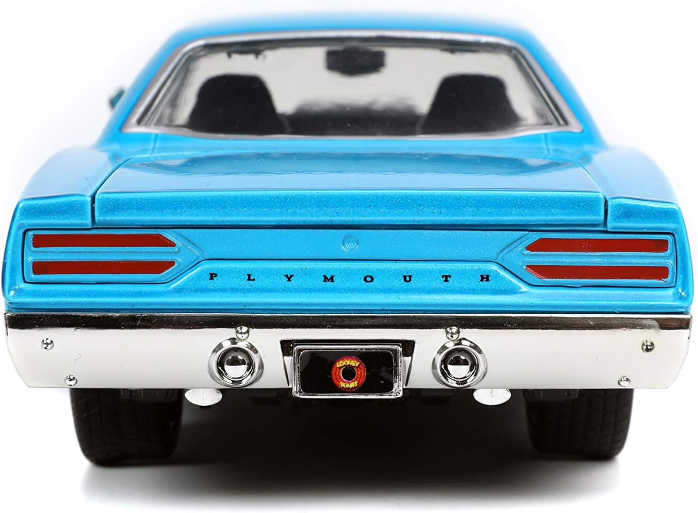 Jada Toys Looney Tunes - 1970 Plymouth Road Runner 1:24 Scale Diecast Car with Wile E Coyote Figure image number 6