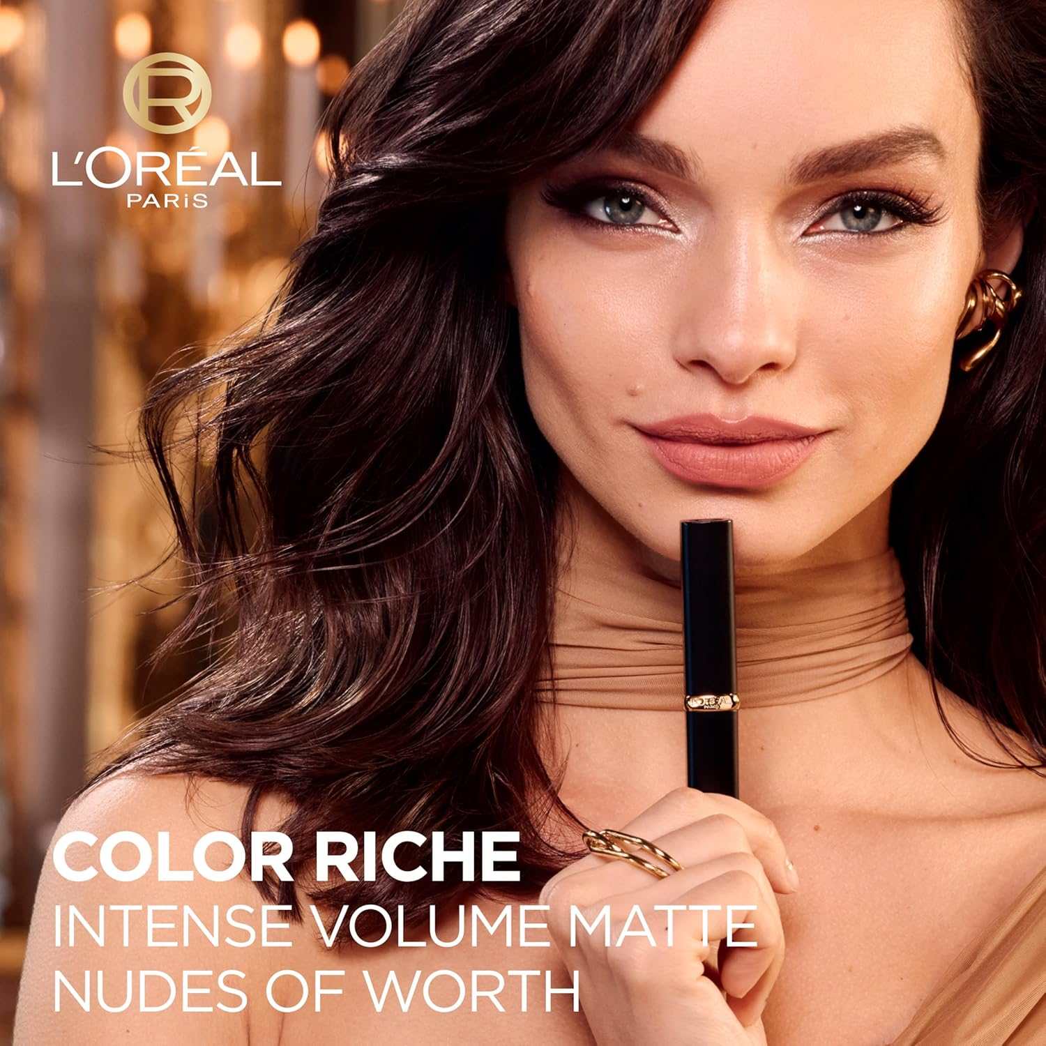 L'Oreal Paris Color Riche Volume Matte Nudes of Worth Collection 601 Shade Worth It (Pack of 2) image number 6