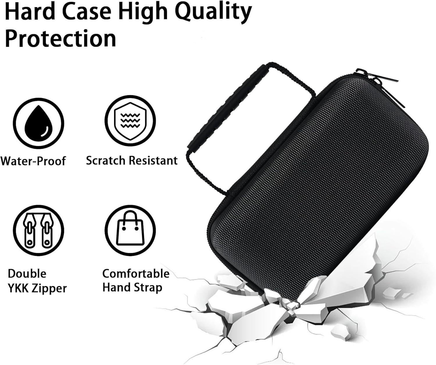 Hard Case Compatible for WOLFBOX MF100 Electric Air Duste,Hard EVA Case for Air Jet Blower to Protect Your Duster from Damage and Parts Missing(Only Box) image number 1