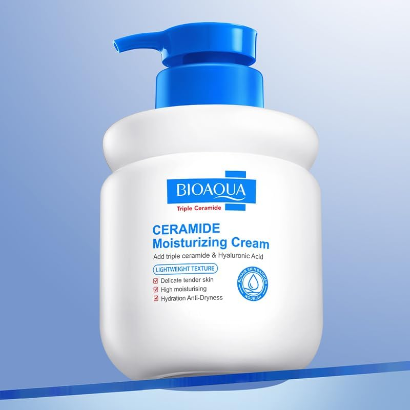 Ceramide Hyaluronic Acid Moisturizer Reducing Dryness Prevent Dry Smooth Skin Improves Skin Elasticity image number 4