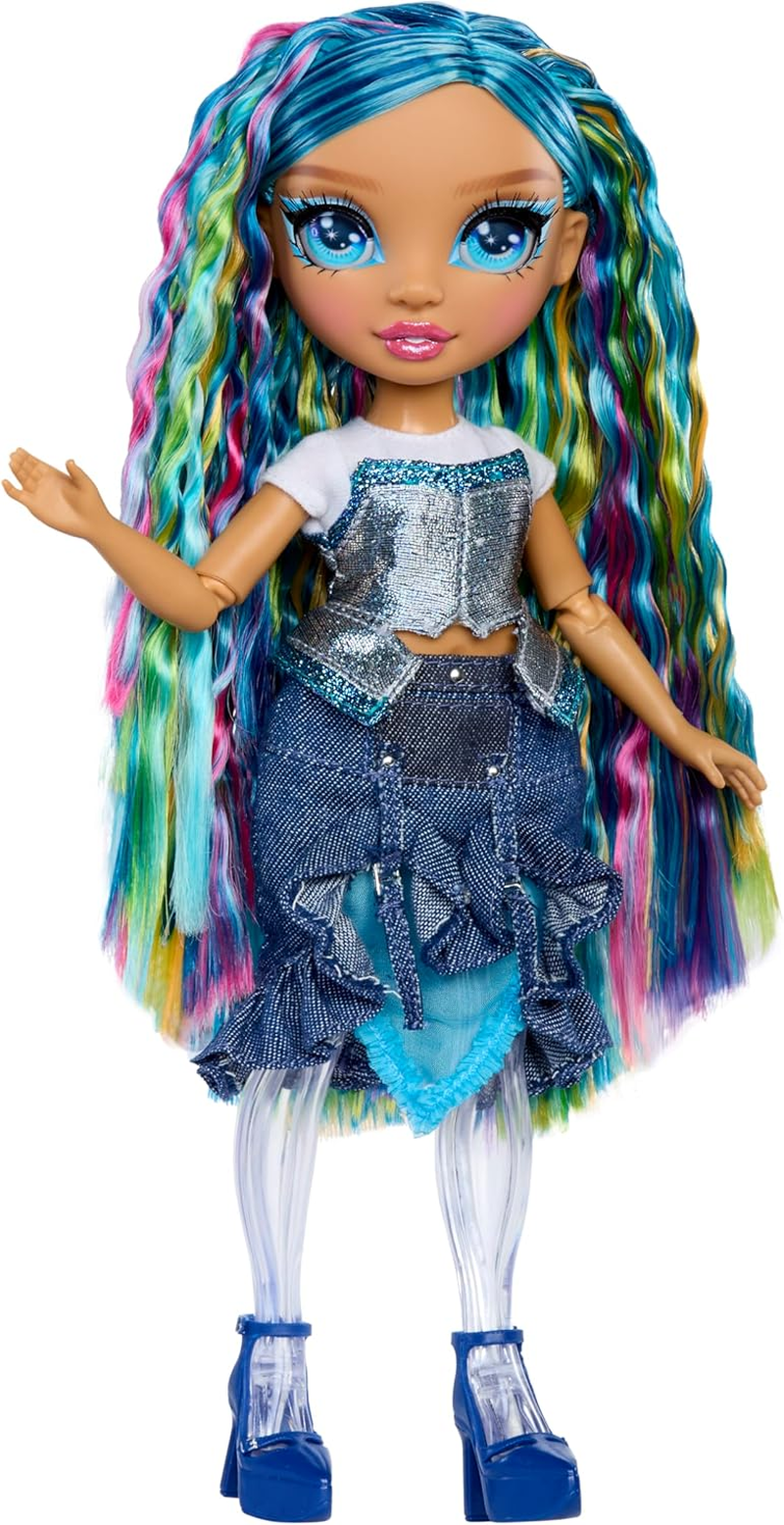 Rainbow High Rainbow Shimmers with Slime &ndash; Skyler, Blue 27Cm Fashion Doll, Create a Rainbow Doll, Slime Kit, Pet Bunny, Kids Gift 4+ image number 4