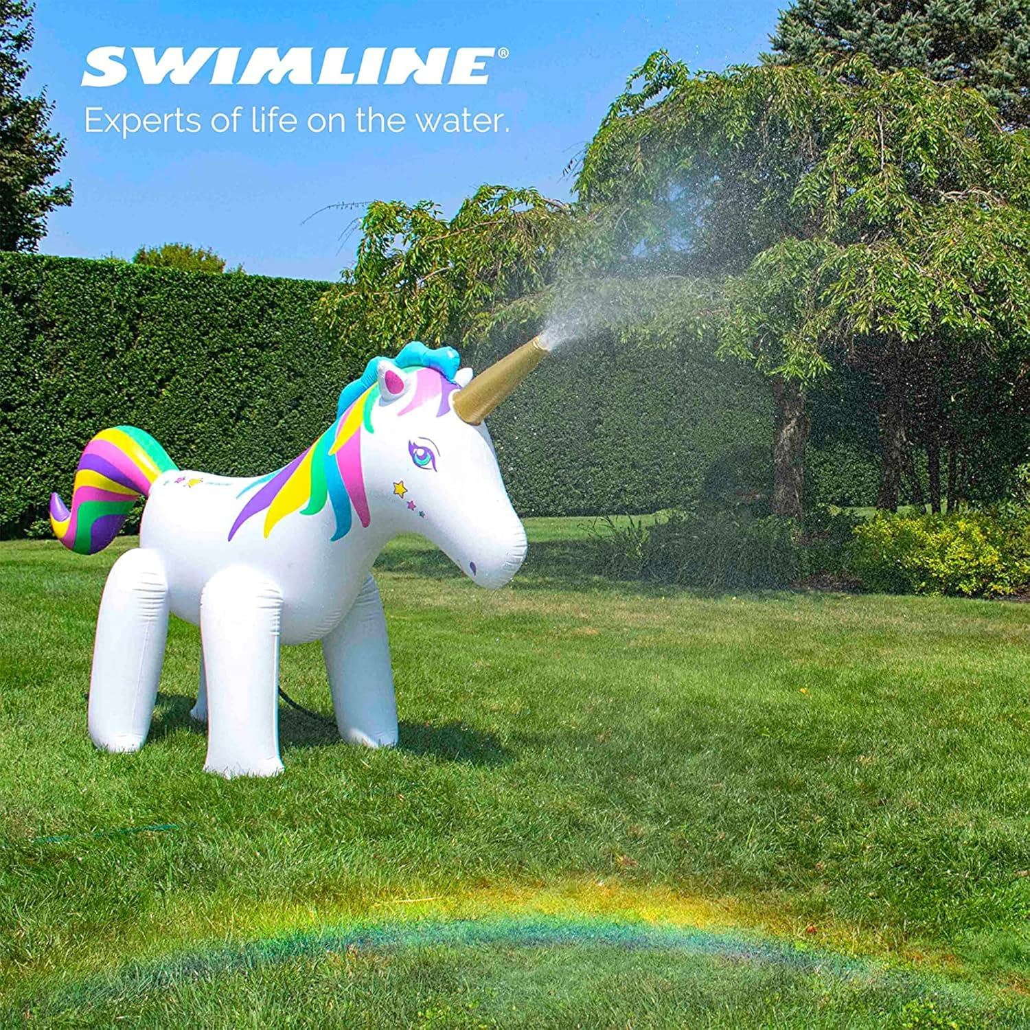 Swimline 14001 Humongous Unicorn Sprinkler 104'' X 72'' X 35''