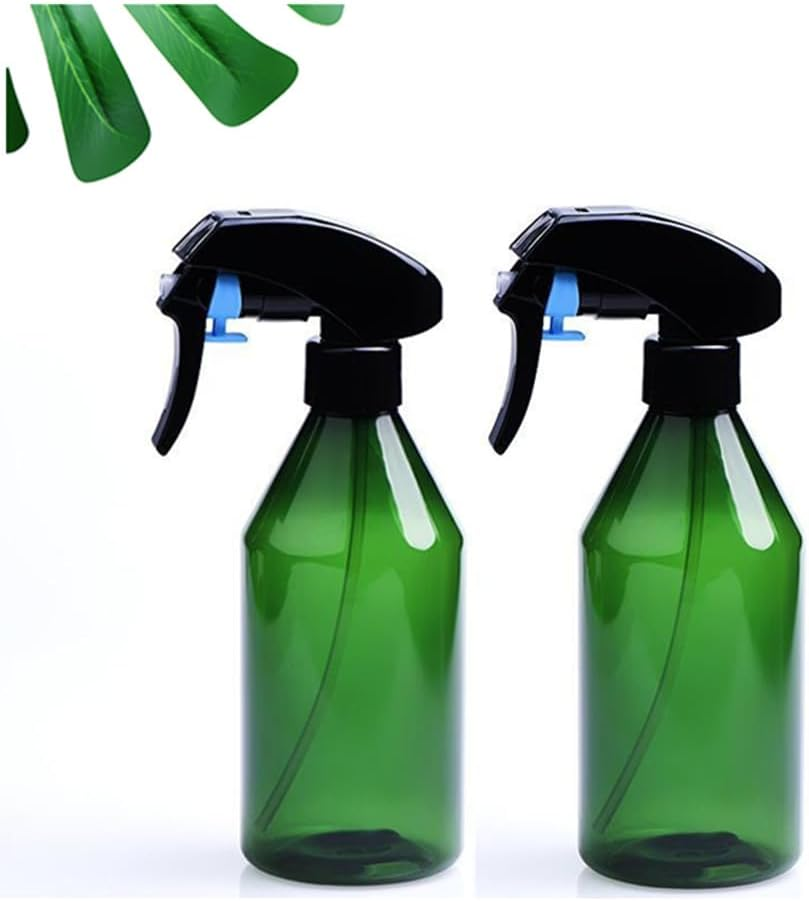2 PCS Plant Mister, Garden Spray,Granmagazz Fine Mist Spray Bottle for Cleaning Solution Gardening Trigger Water Empty Sprayer,Water Spray Bottle with Top Pump Trigger Fine Mist Spray Bottle(Green) image number 2