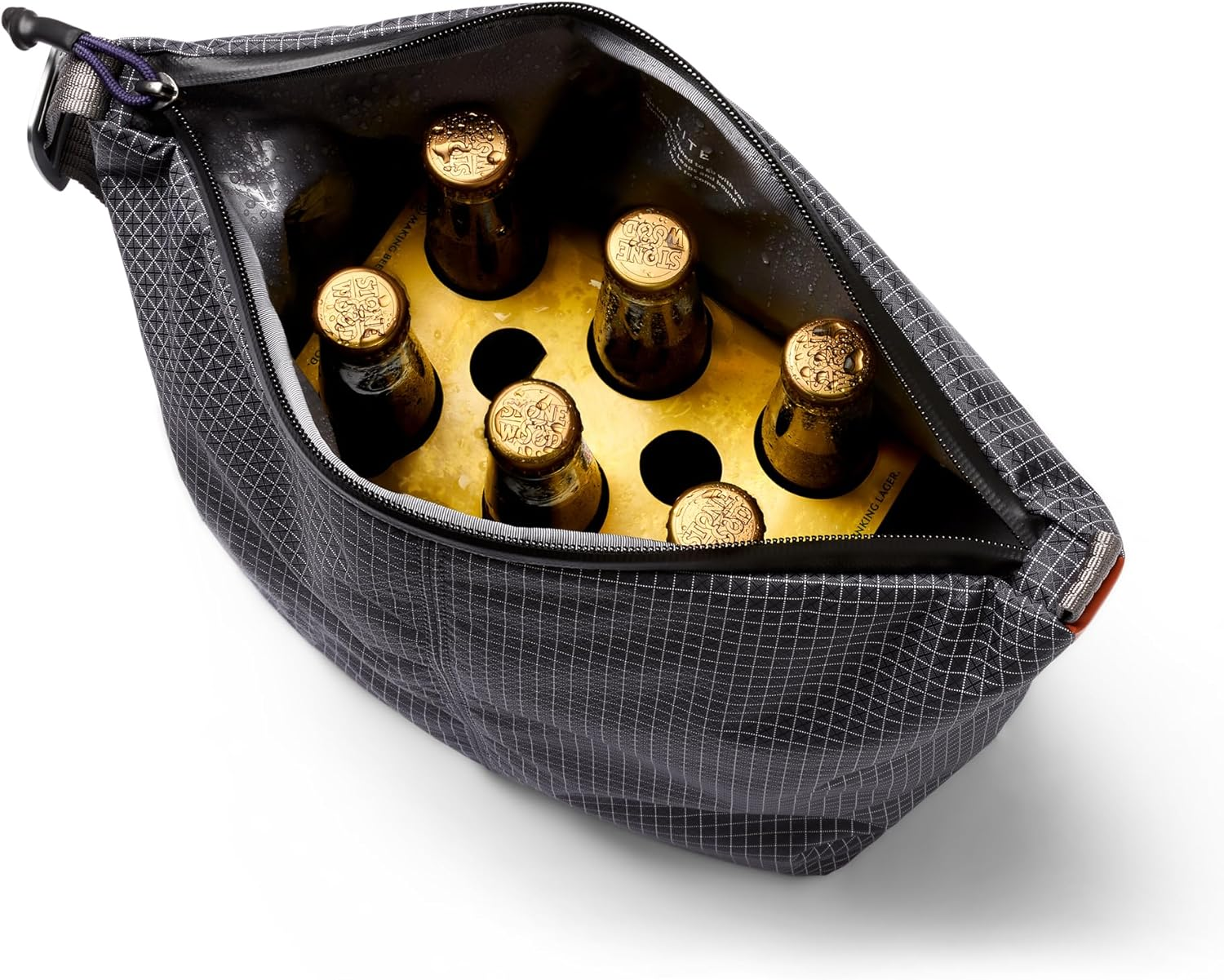 Bellroy Lite Cooler Caddy (10 Liter Insulated Soft Cooler Bag with Waterproof Lining, Built-In Bottle Opener, Folds Away Flat When Empty) - Arcadegray image number 6