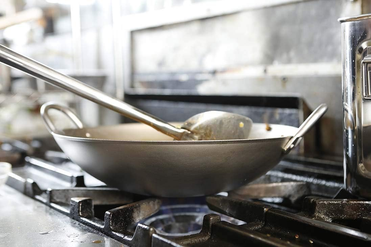 EBM Pure Titanium Ultra Lightweight Chinese Double Handed Pot, 11.8 Inches (30 Cm) image number 5