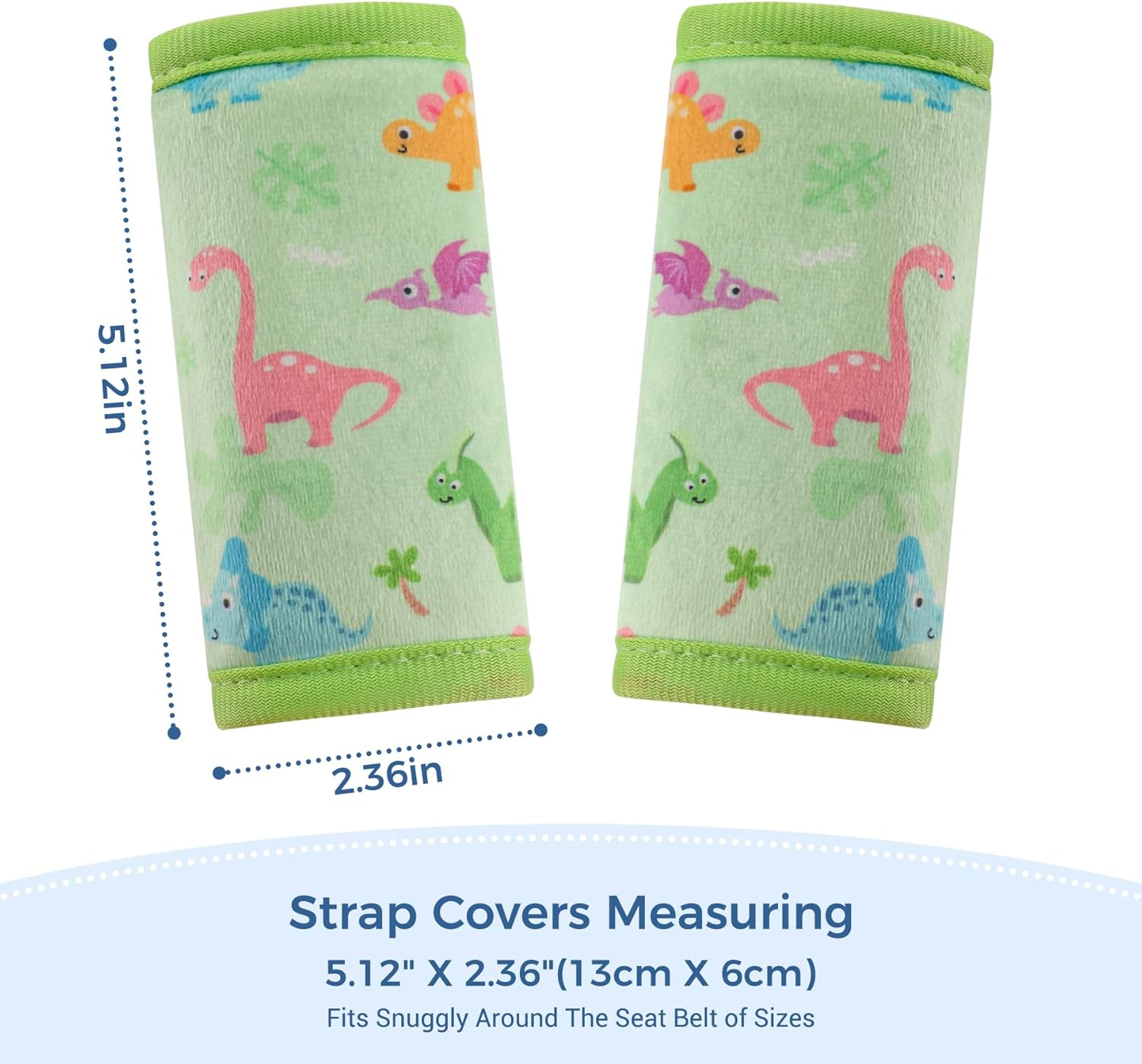 COOLBEBE Car Seat Straps Shoulder Pads for Baby Kids, Super Soft Seat Belt Covers for All Car Seats/Pushchair/Stroller/High Chair image number 2