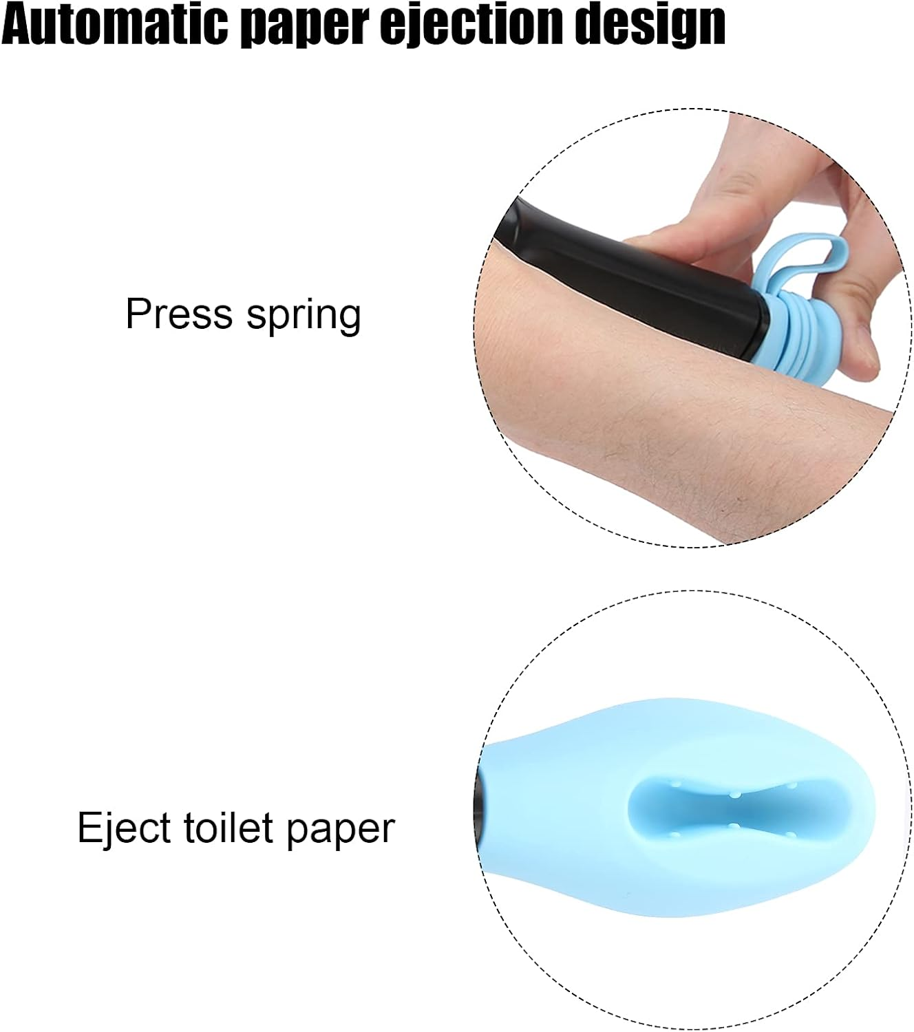 Jiawu Toilet Aids Tool, 15.7" Long Reach Comfort Toilet Wiping Aids Tools, Toilet Aids for Wiping, Self Assist Bathroom Bottom Buddy Wiping Toilet Aid(#1) image number 2