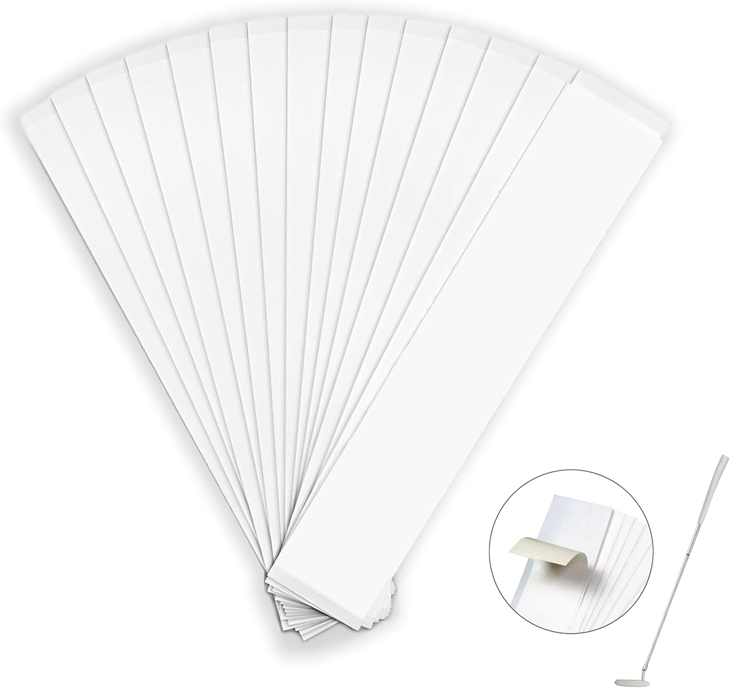 15Pcs Golf Grip Tape,2" X 10" Double Sided Adhesive Strips Golf Club Grip Tape,Multifunctional Golf Wrapping Putter Accessories Tape for Better Regrip and Control Easy Peel off Design image number 2