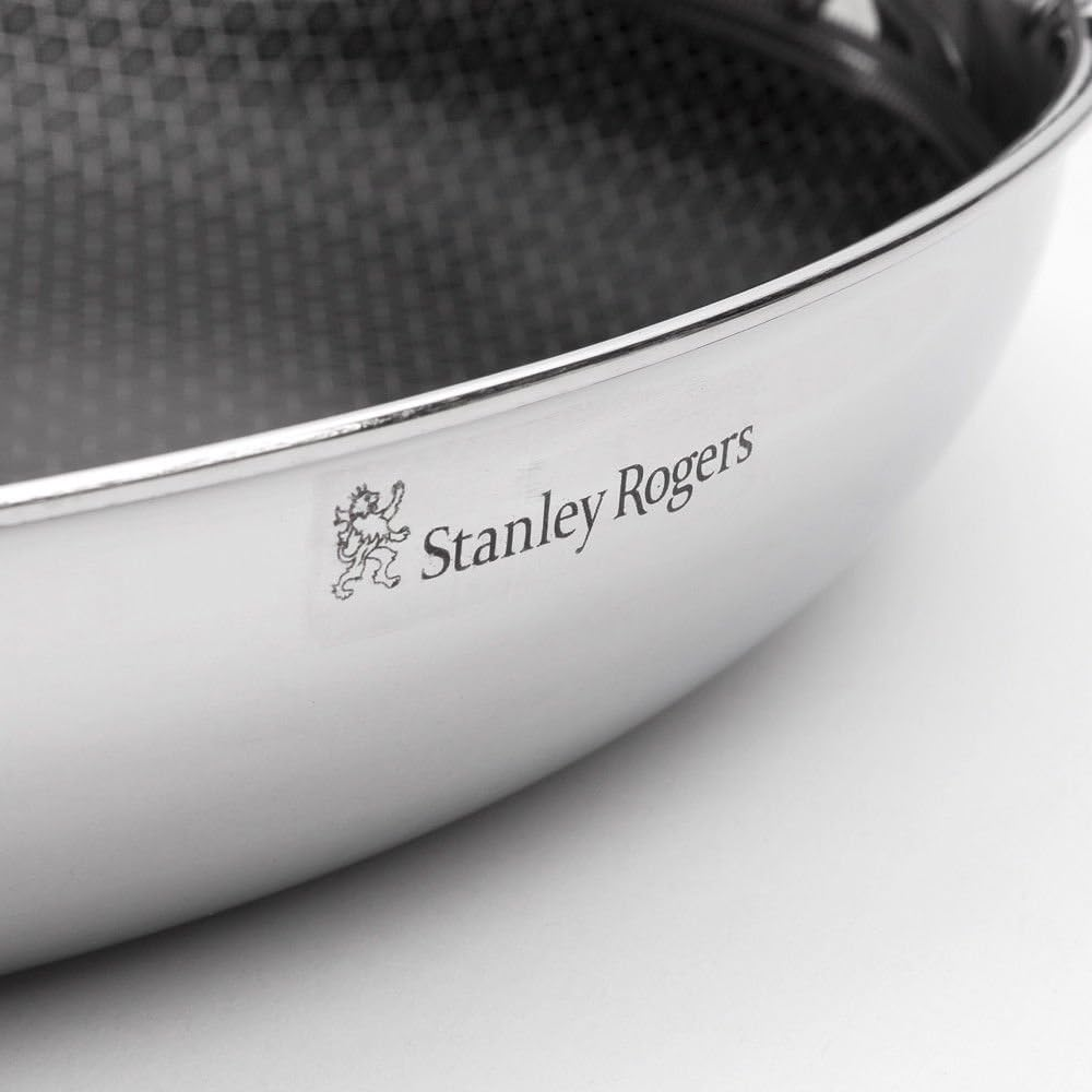Stanley Rogers Matrix Non-Stick Frypan 32Cm &ndash; Tri-Ply Stainless Steel Cookware for Induction Cooking &ndash; Premium Kitchen Frying Pan