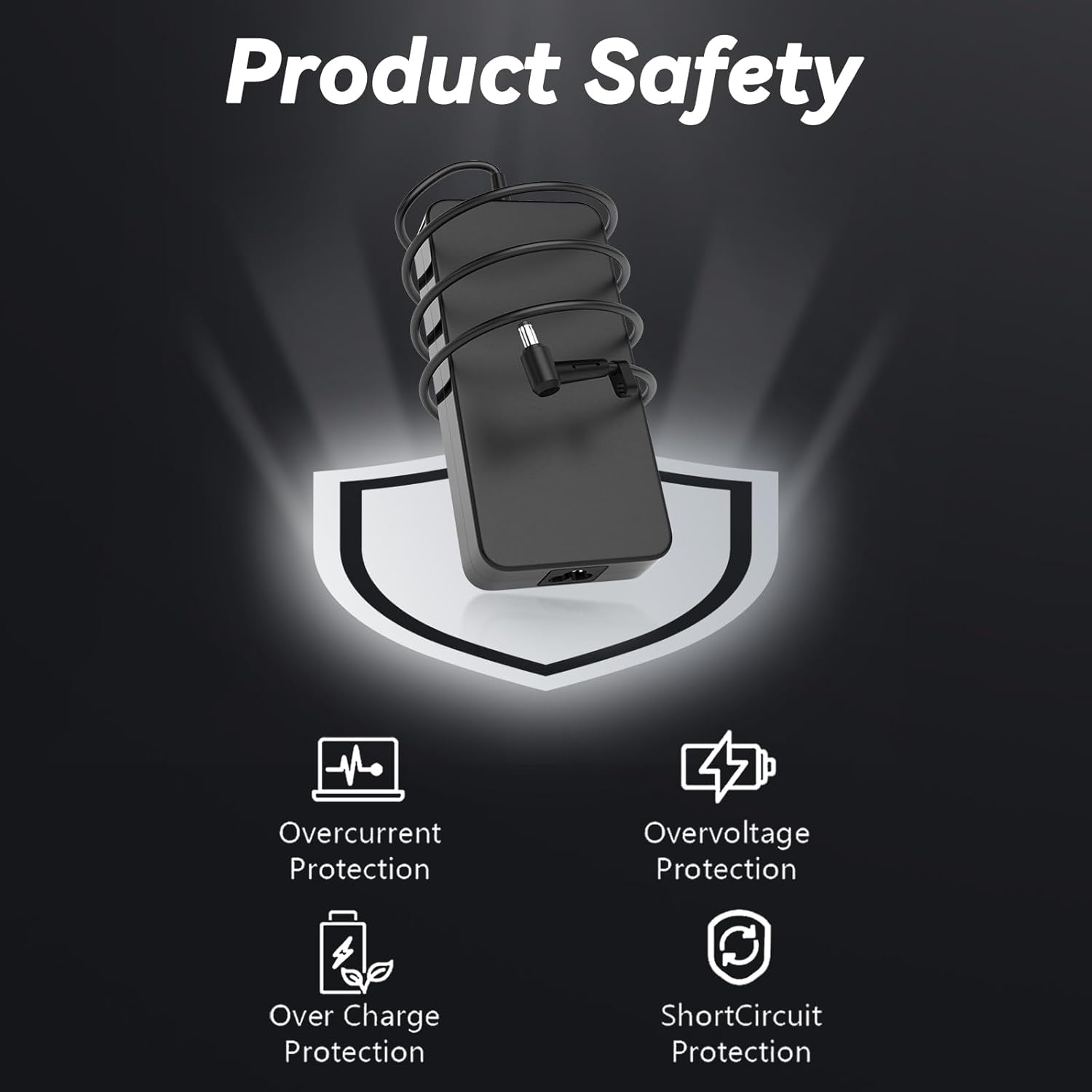 120W 6A Charger Compatible with Asus NUC 10 11 12 13 14 15 Pro Kit Mini PC Nuc13Vyki7 ROG Swift PG279QM ROG Strix XG349C Gaming VG289Q VG32U Monitor image number 2