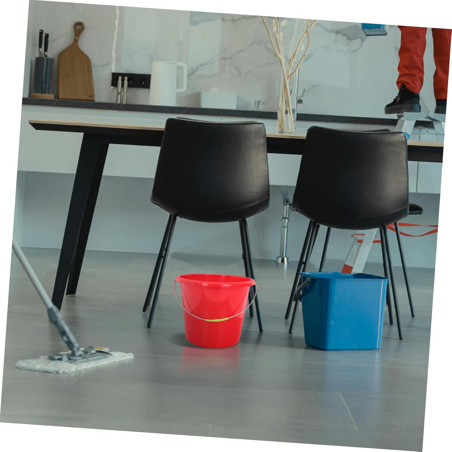 Levemolo Gardening Water Bucket Versatile Water Container Cat Washing Tub Pool Cleaning Bucket image number 4