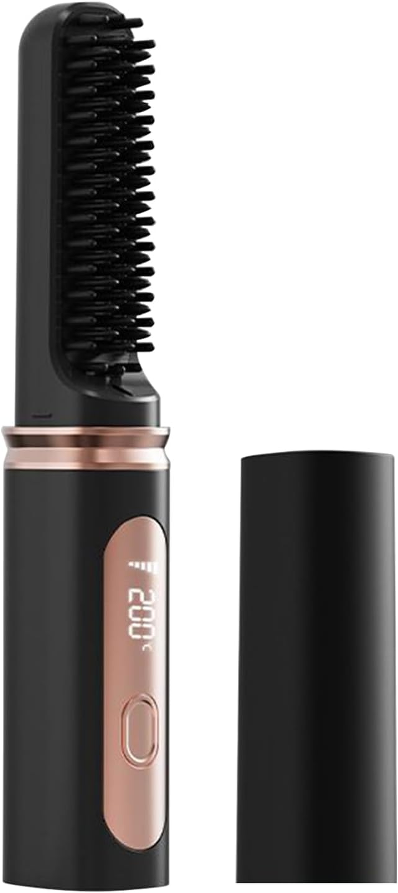 Meindin Hair Straightener Brush | Cordless Hair Straightening Brush,Usb Rechargeable Fast Heating Curling Iron Comb Styling Tools for Women Girls All Types Volumizing