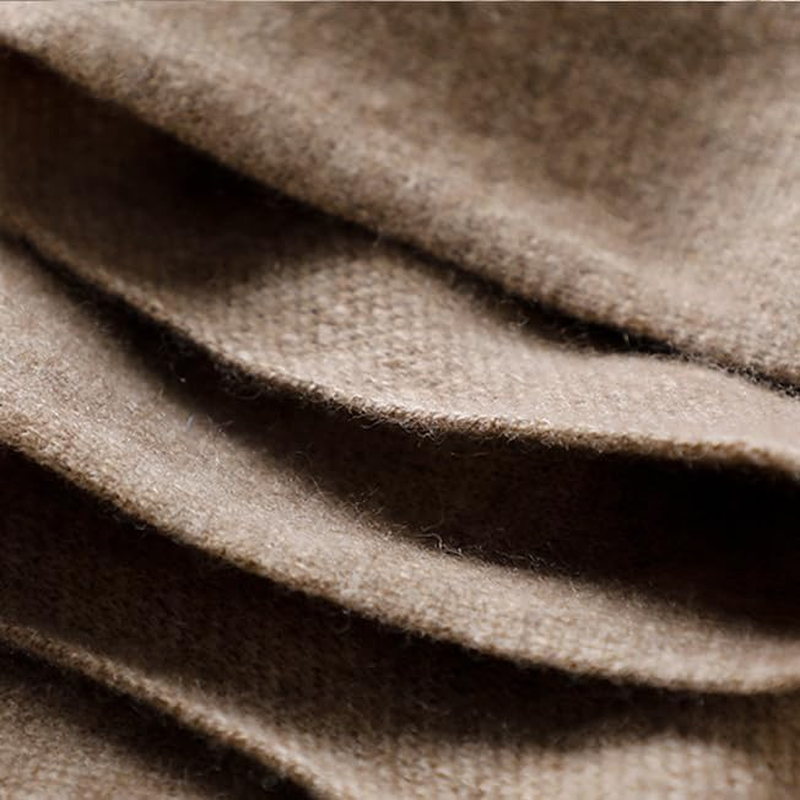 BRYCTSISEN Women'S Lightweight Cashmere Shawl Wrap Scarf with Sleeves Outer Warm Knitted Open Front Poncho Cape Fall Winter image number 6