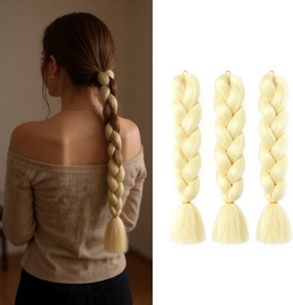 Kanekalon Jumbo Braiding Hair Extensions High Temperature Fiber Crochet Twist Braids 24Inch 3Pcs/Lot (A8)