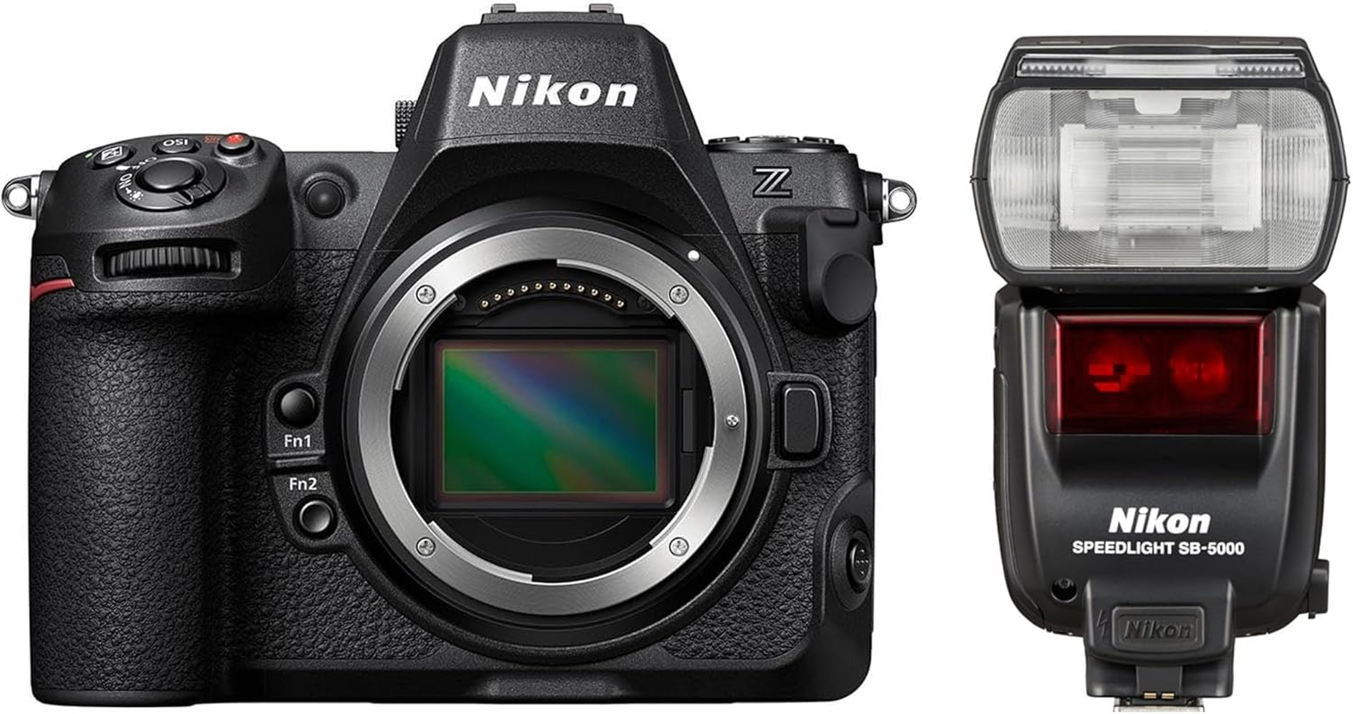 Nikon Z8 Full-Frame Mirrorless (Body Only) [AU Version] 45.7MP Stacked CMOS Sensor | Professional Stills/Video 8K Hybrid Camera | 120 Fps High Speed Burst + SB-5000 Speedlight Bundle image number 5