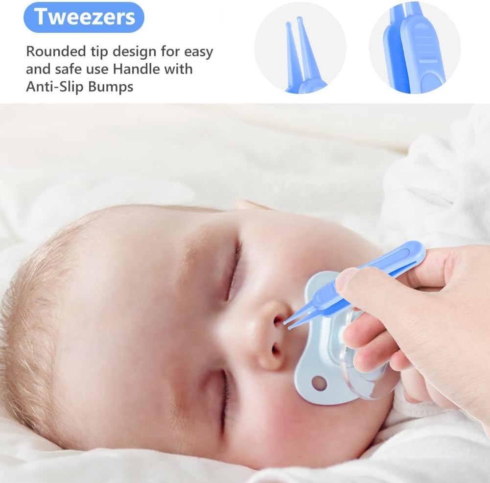 4-In-1 Baby Grooming Kit &ndash; Infant Safety Care Set with Nail Scissors, Clippers, File & Tweezers | Gentle & Precise Tools for Newborns, Infants & Toddlers​ image number 3