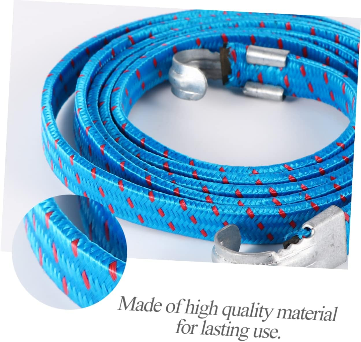 DOITOOL 10Pcs Elastic Luggage Rope Nylon Bike Hook Straps Packing Fixed Belt for Motorbike Travel Gear Security Accessories Luggage Strap Random Color image number 6