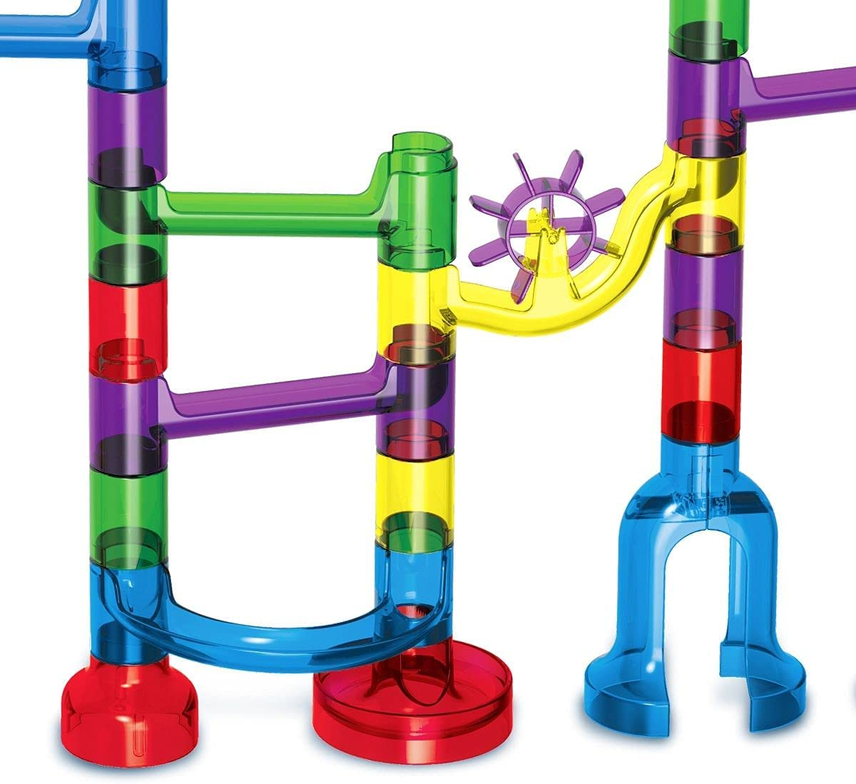 122PCS Marble Run Game - Marble Race Track Light Marbles Games Kids Gift image number 4