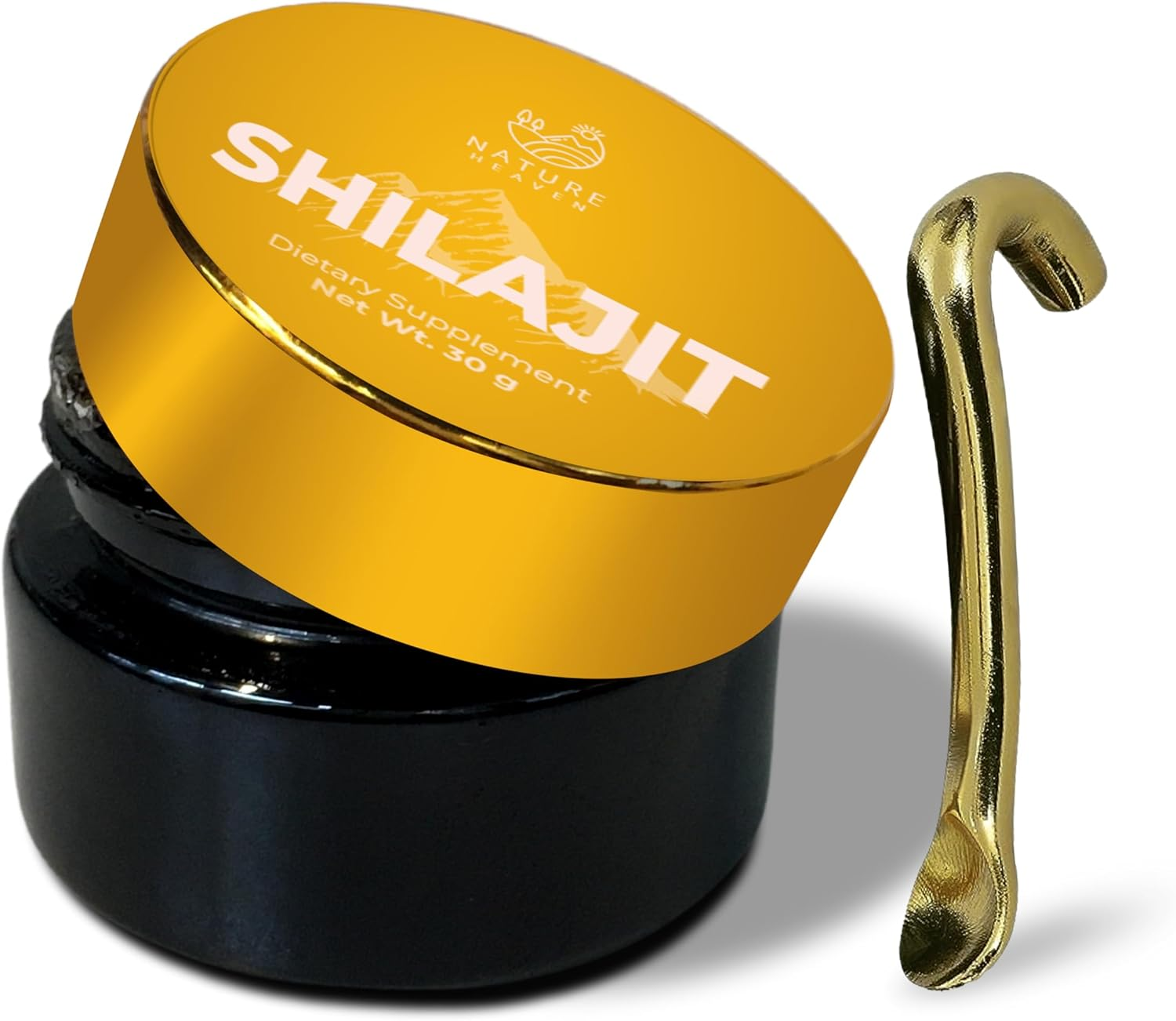 Nature'S Heaven Shilajit 30G | Authentic Himalayan Shilajit Resin for Men & Women | Pure Fulvic Acid and 85+ Trace Minerals | Natural Energy Booster-3Rd Party Lab Tested image number 1