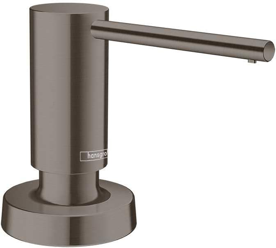 Hansgrohe Bath and Kitchen Sink Soap Dispenser, Focus 3-Inch, Modern Soap Dispenser in Chrome, 40438001