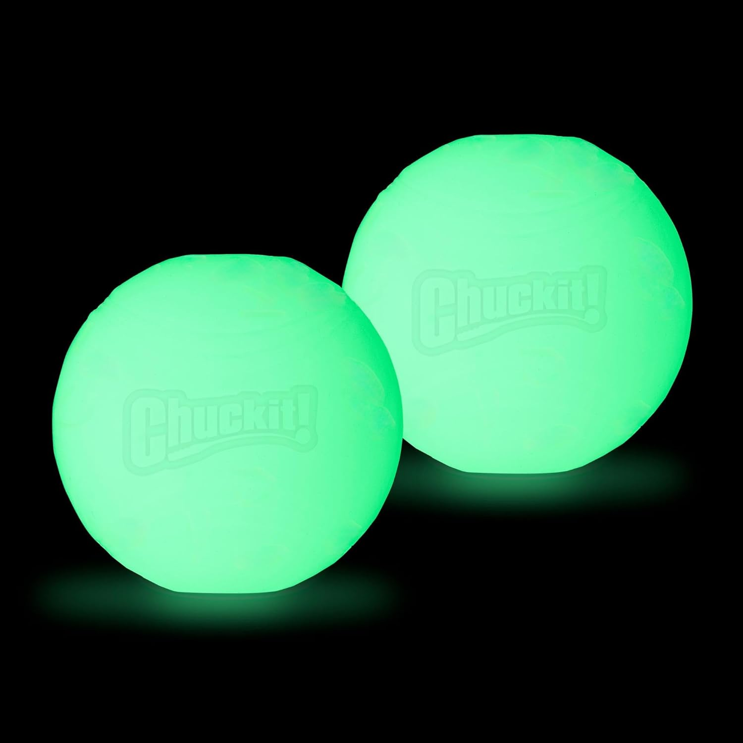 Chuckit! Max Glow Ball, Medium, 2 Pack