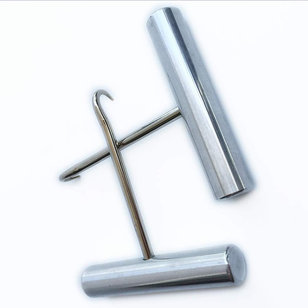 Mike Racquet String Pull Hook for Tennis Badminton String, Silver Colour image number 2