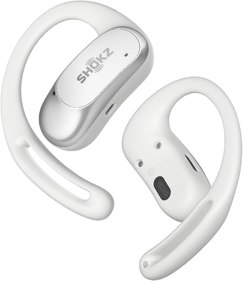 Shokz Openfit Air Open-Ear Headphones, White image number 4