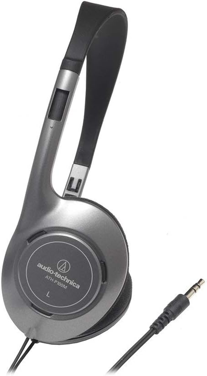 Audio-Technica ATH-P100M Headphones Wired 1.5M Open Type On-Ear Gray image number 5
