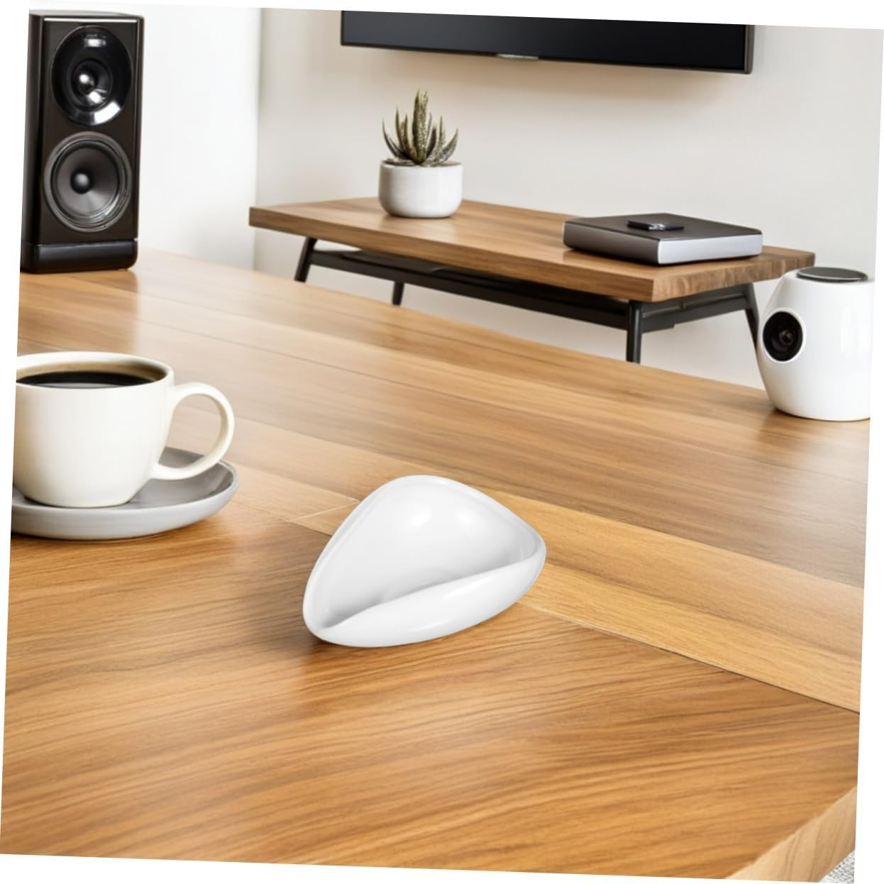 MAGICLULU Artistic Ceramic Cha Tray Loose Tea Storage Bean Loading Cup Holder Scoop Espresso Bean Measuring Tray Gongfu Accessories for Home Party image number 4