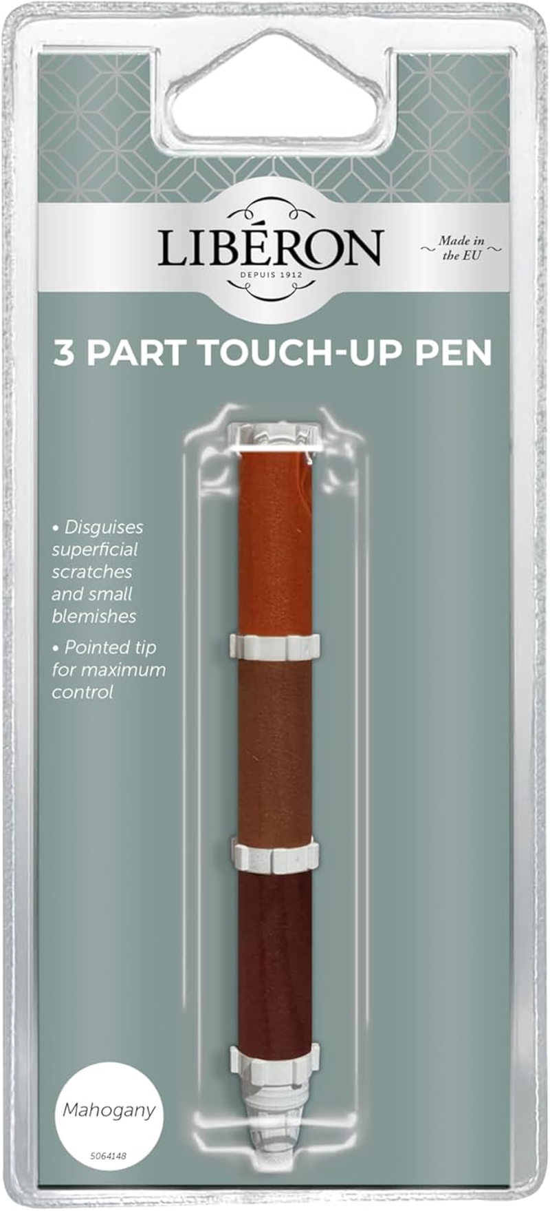 V33 LIBERON 3 Part Touch-Up Pen Mahogany