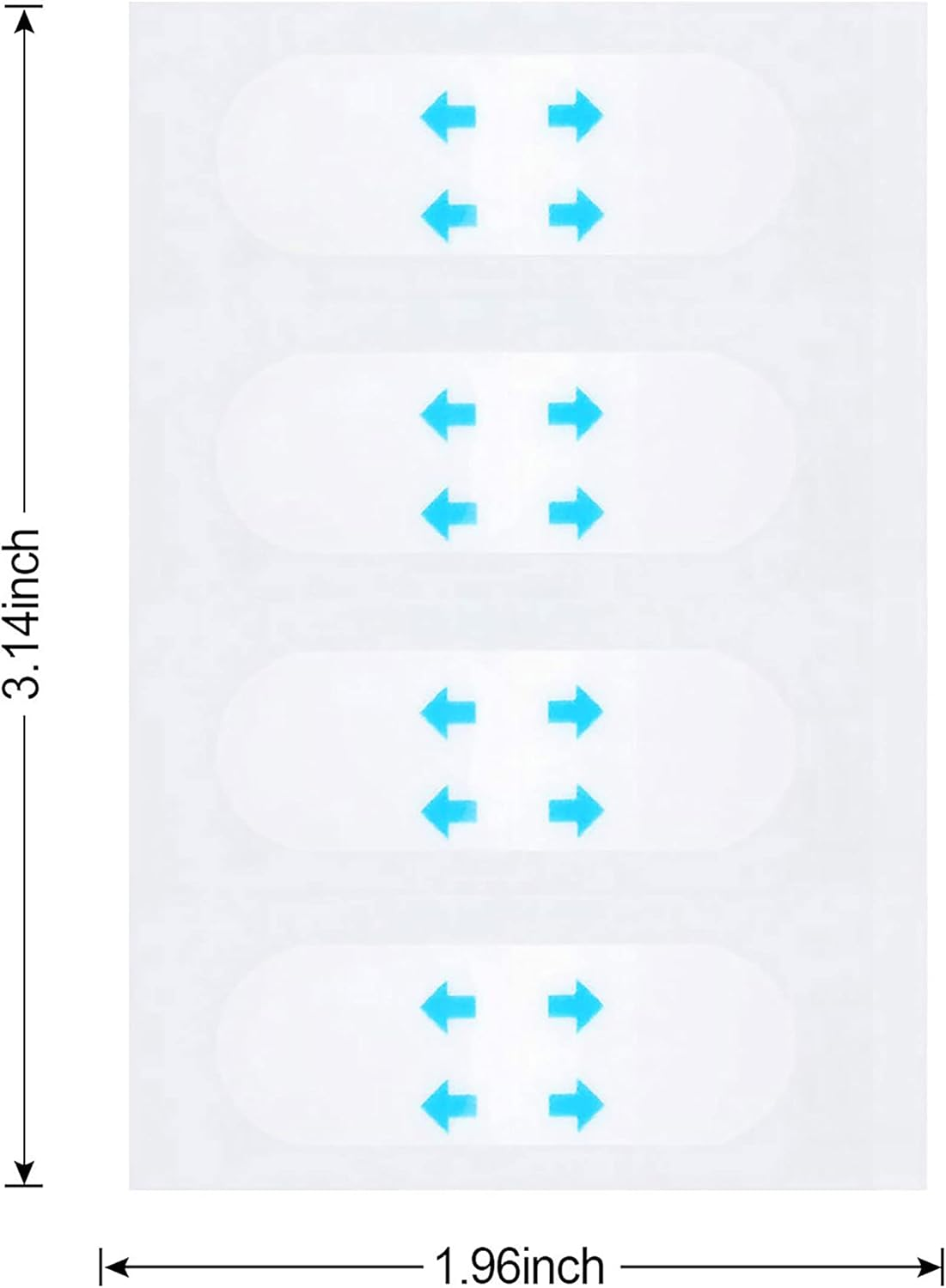 200 Pieces Face Lifting Sticker Face Lift Tape Invisible Thin Face Stickers V-Shape Face Lift Tape Make-Up Face Lift Tools for Face image number 3