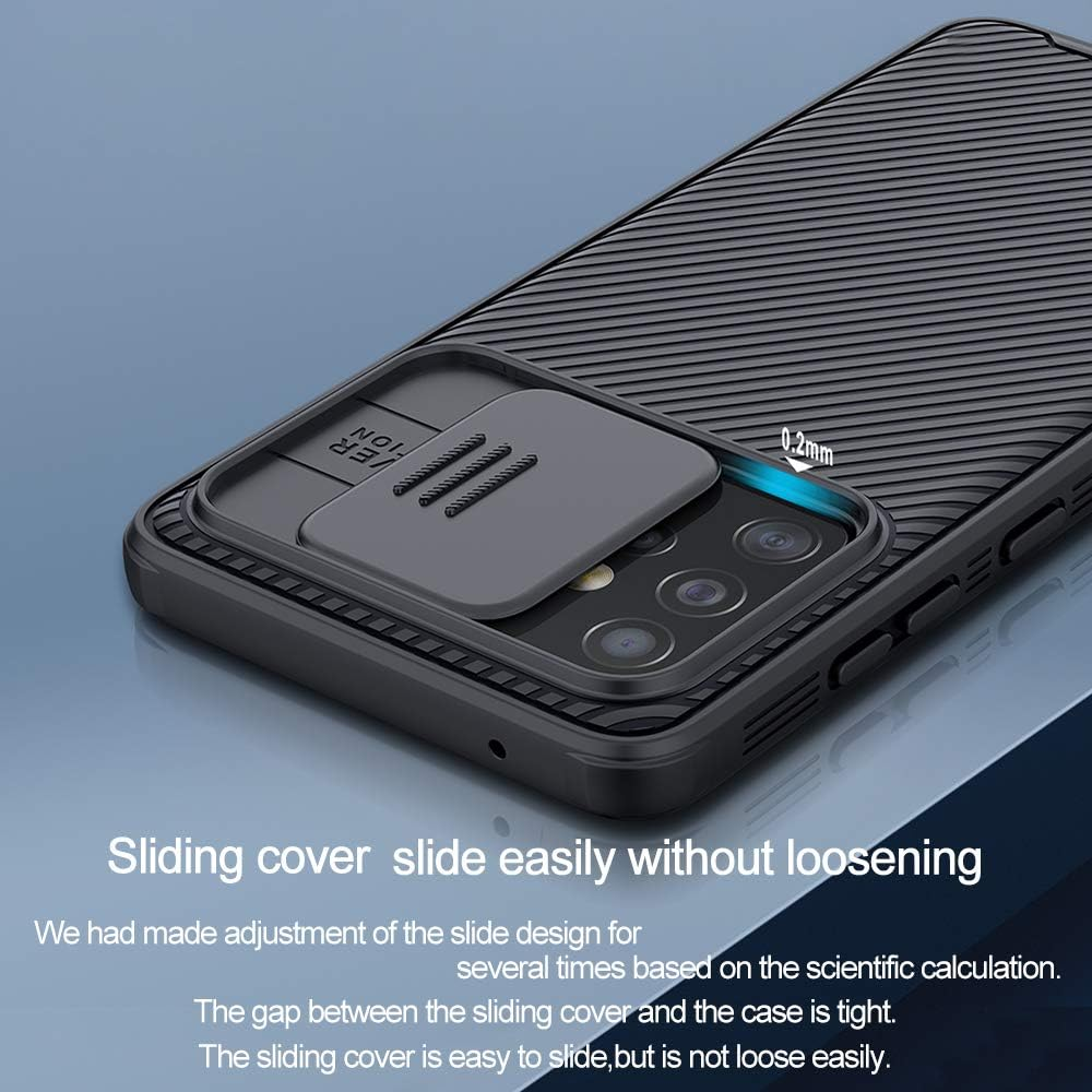 XTCASE Case for Samsung Galaxy A52 5G/4G / A52S 5G, Camera Protection Mobile Phone Case - Camera Cover Slider Camera Protection, Premium Hybrid PC + TPU Bumper Protective Case Shockproof image number 2