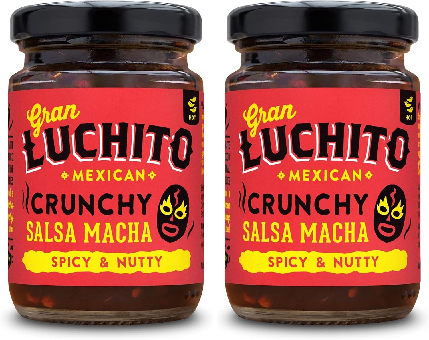 Gran Luchito Crunchy Salsa Macha Paste 100 G (Pack of 2)