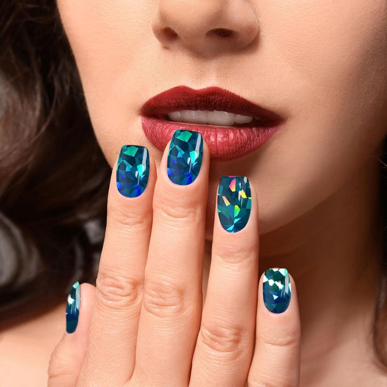 Foil Rolls | Stickers Set for Nail Design, Decals, Colorful Transfer Nail Foils Manicure Tips Decoration For image number 1