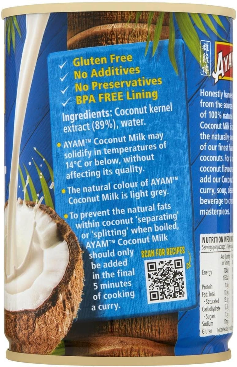 Ayam Coconut Milk 400 Ml image number 4