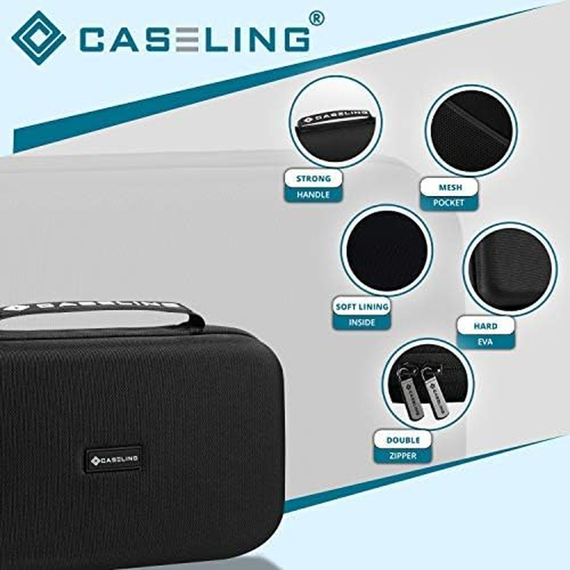 Caseling Hard Case Fits Revlon One Step Hair Dryer & Styler or Dyson Supersonic Hair Dryer Storage Carrying Pouch Bag with Easy Grip Carry Handle and Premium Zipper (Not for Volumizer) image number 3