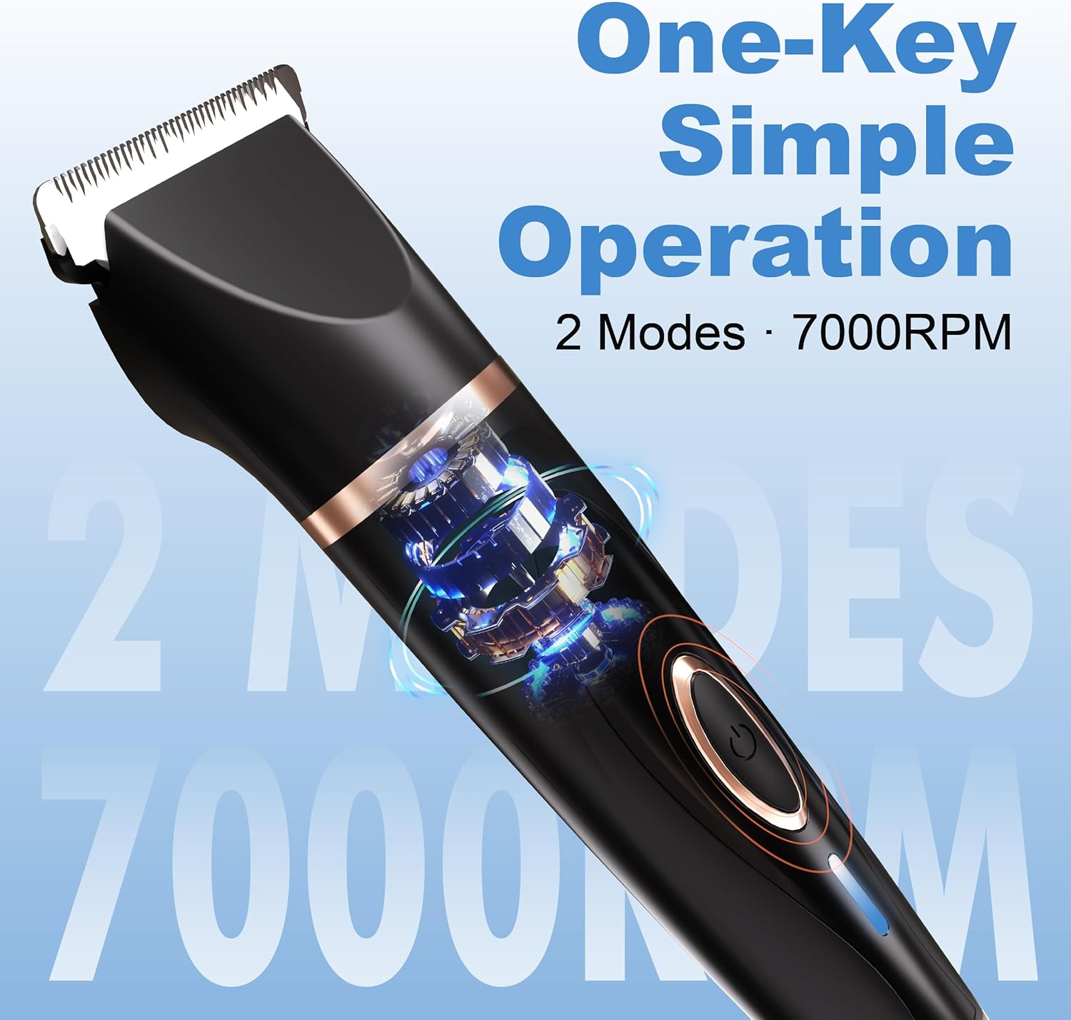 Dog Grooming Kit 3 in 1 Dog Clippers for Grooming Supplies, Cordless Electric Pet Nail Grinder Cat Paw Trimmer Professional Long Hair Shaver Set for Cat Matted Hair and Small Dogs Thick Coats image number 5