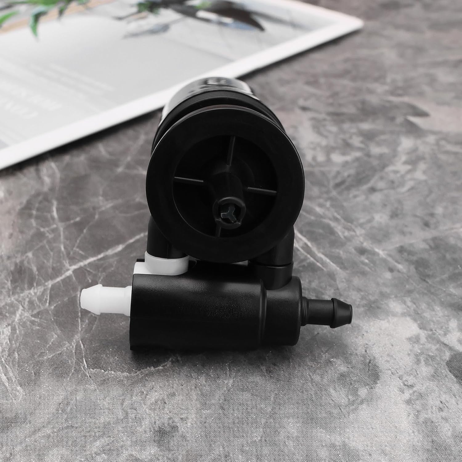 VGOL 1Pc Windscreen Washer Pump Replacement Part 2468660000 A2468660000 Compatible with Mercedes Benz A-Class W176 2012-2018 Black image number 6