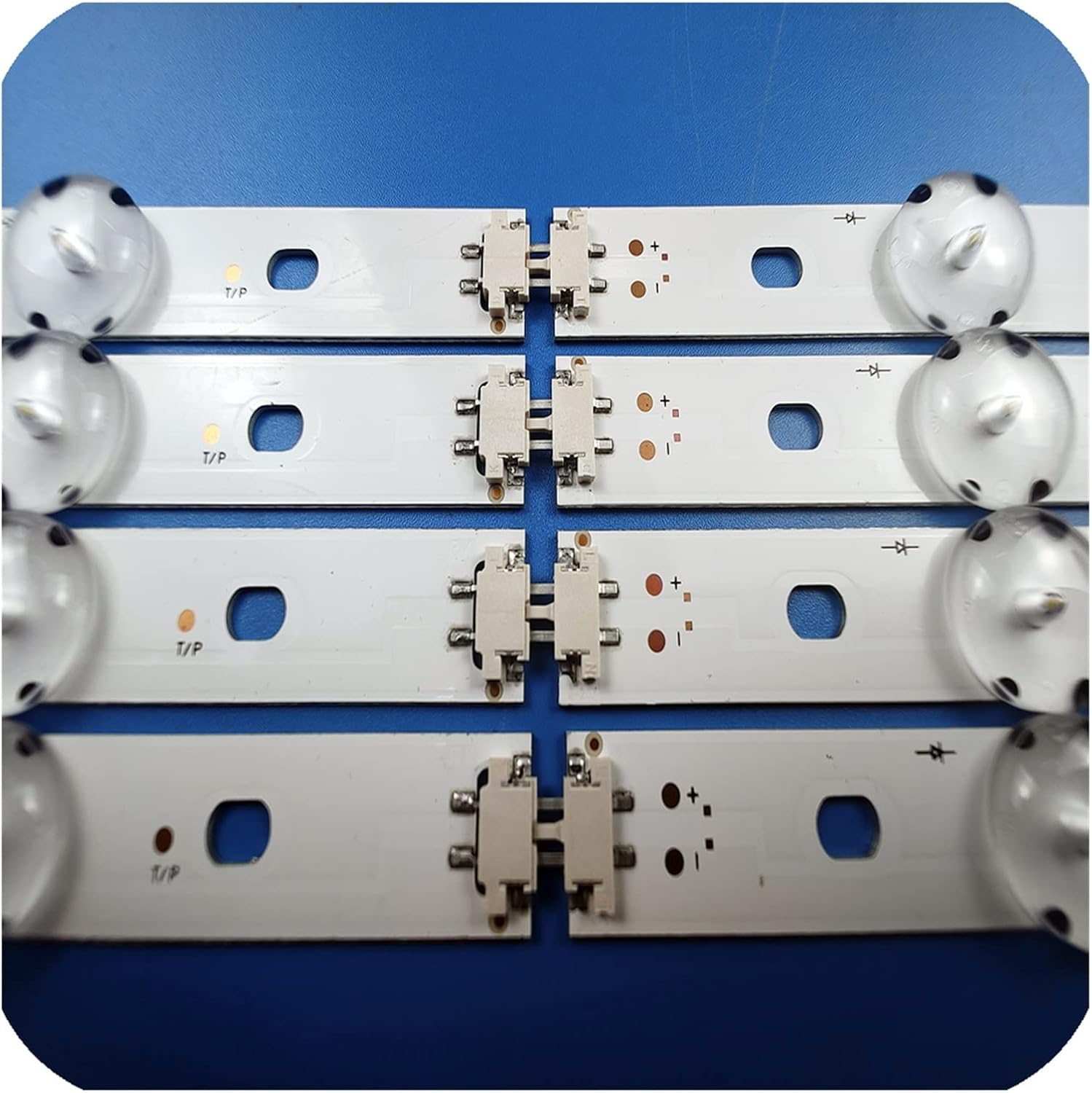 8Pcs/Set LED Strip Fit for LG 49 TV 49UF6400 49UF6407 49LF510V 49UF640V NC490DUE-SADP2 LGE-WICOP-49INCH-UHD-FHD-REV05 GAN01-1255A-P1 image number 4