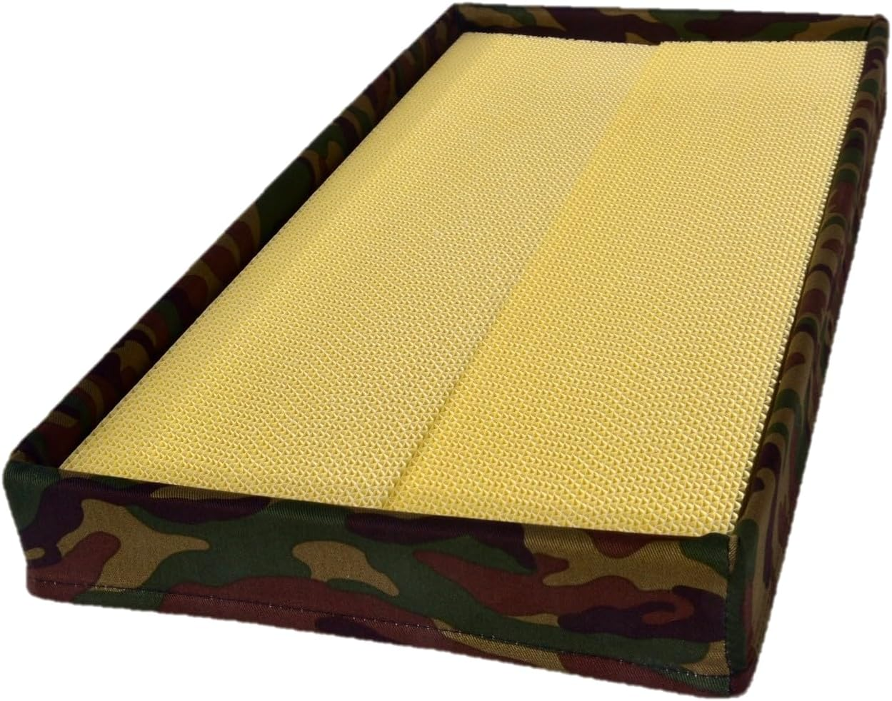 Tono Core Co., Ltd. Color Nail Sharpener [Togitai Nyan! Camouflage Cream] Wide Type with Frame Powder Cat Claw Sharpener Made in Japan Durable