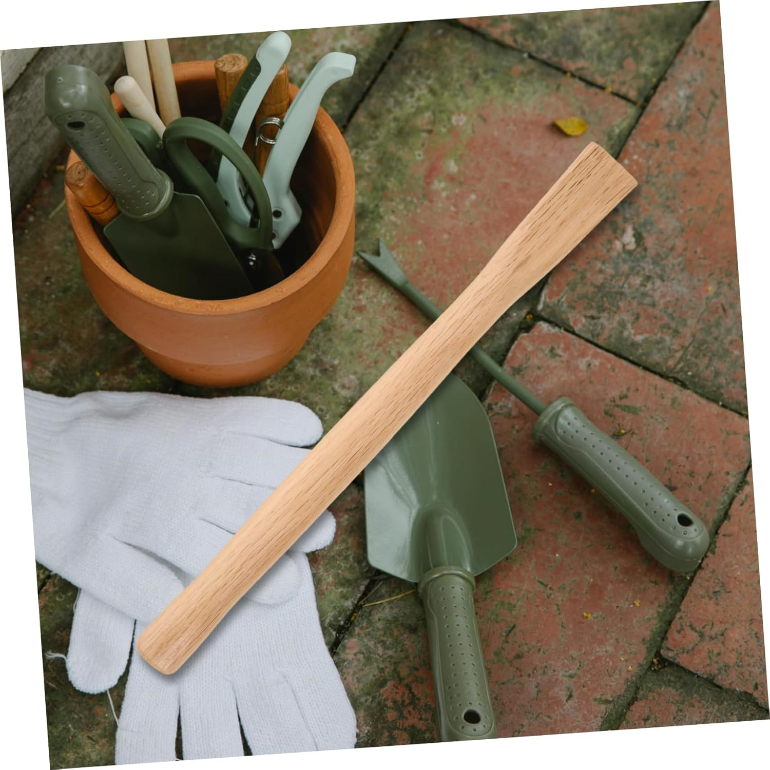 KONTONTY Gardening Hoe Handle Wooden Replacement for Garden Work Hoe Handle Scenario image number 5