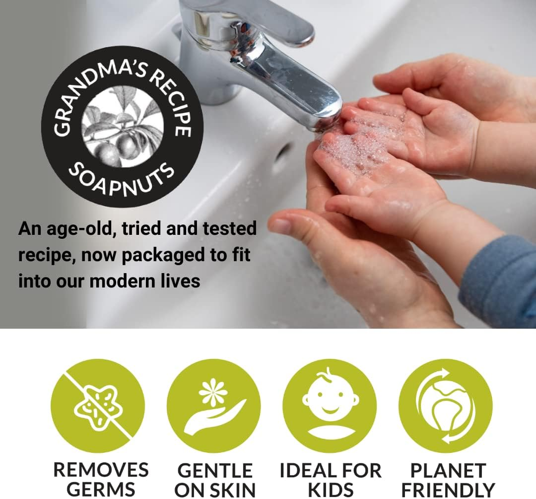 Bubblenut Wash Natural and Organic Handwash Liquid (810 Ml) Refill | Paraben Free & Sulphate Free Hand Wash image number 1