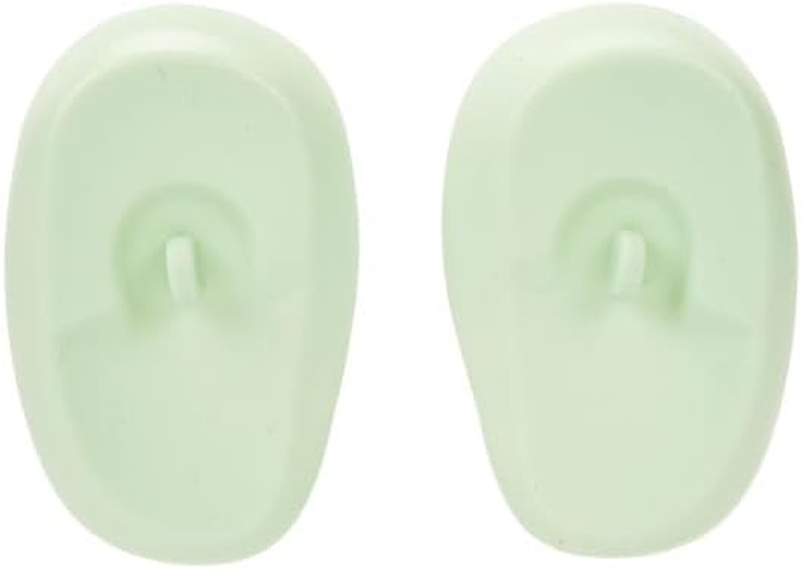 2 Pairs Waterproof Silicone Ear Covers for Hair Coloring & Dyeing - Ear Protectors & Shower Shield Earmuffs - Salon Styling Accessories (Style 1, One Size) image number 3